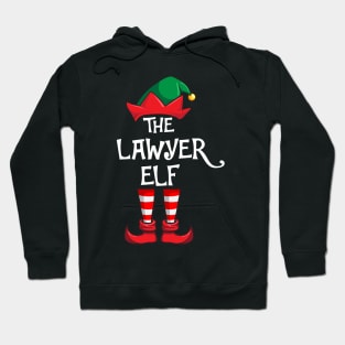 Lawyer Elf Matching Family Christmas Hoodie